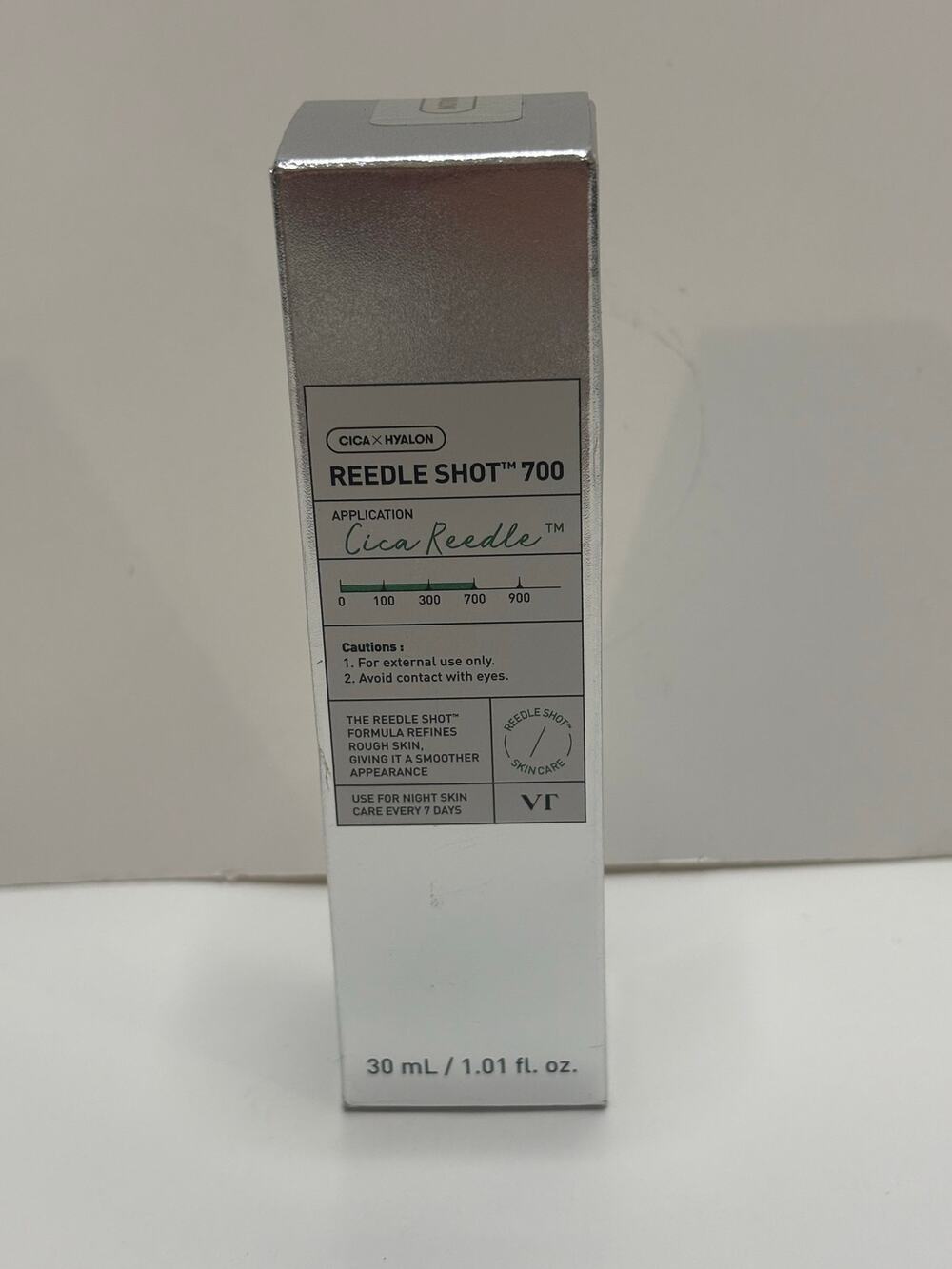VT Cosmetics Reedle Shot 700 Cica Hyalon Microneedle Skin Booster 30ml NEW